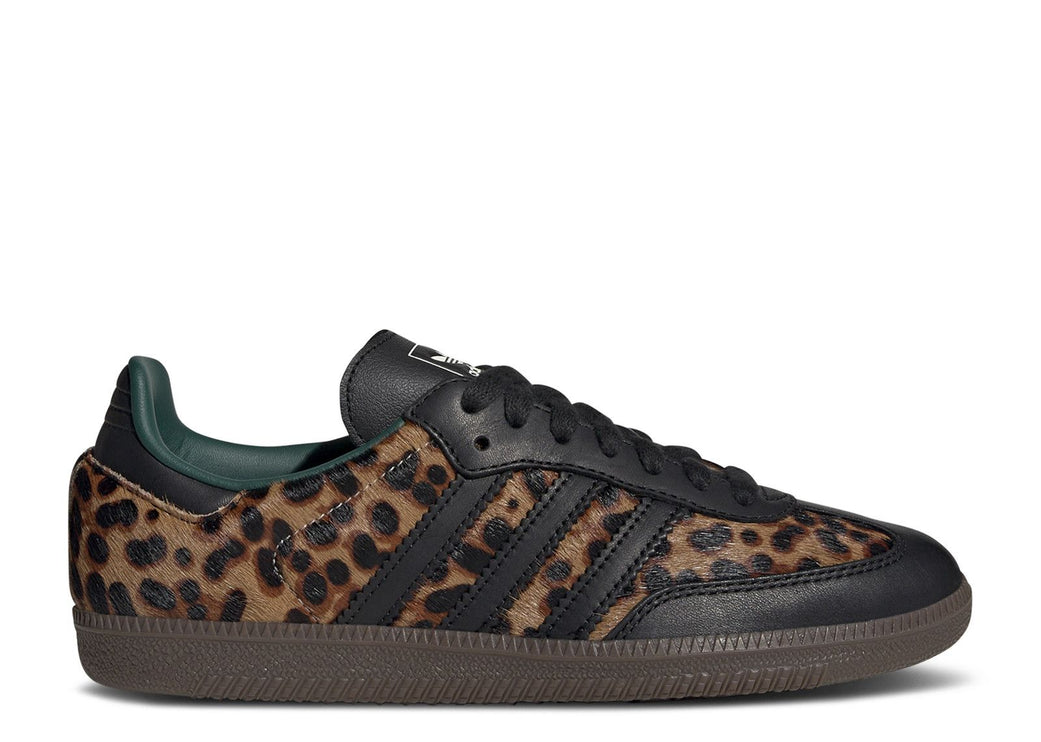 Samba OG Black Green Leopard - JI2735