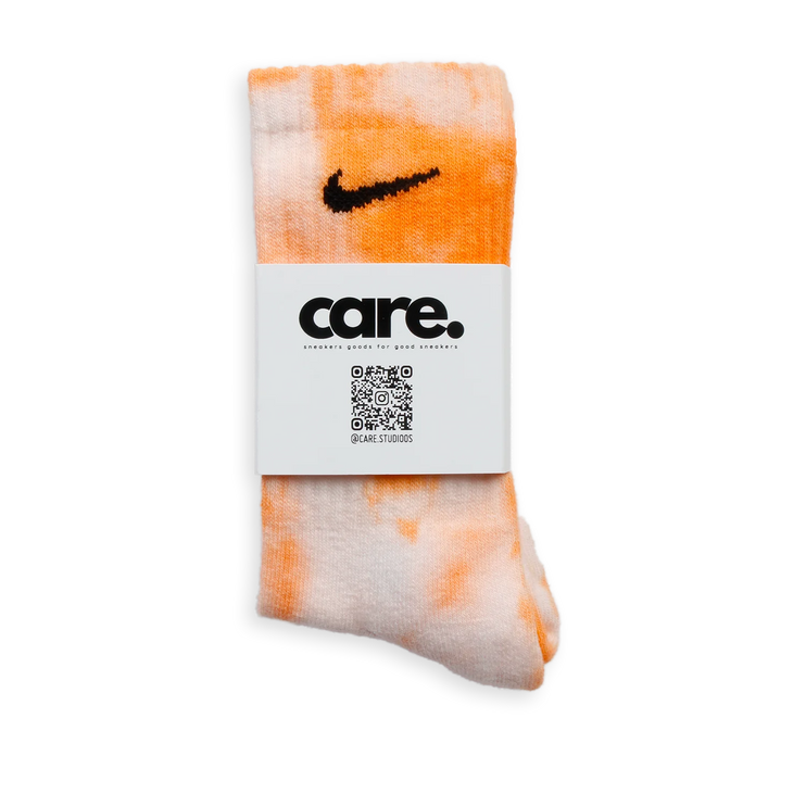 Nike Tie Dye Socks Arancione by CARE STUDIOS