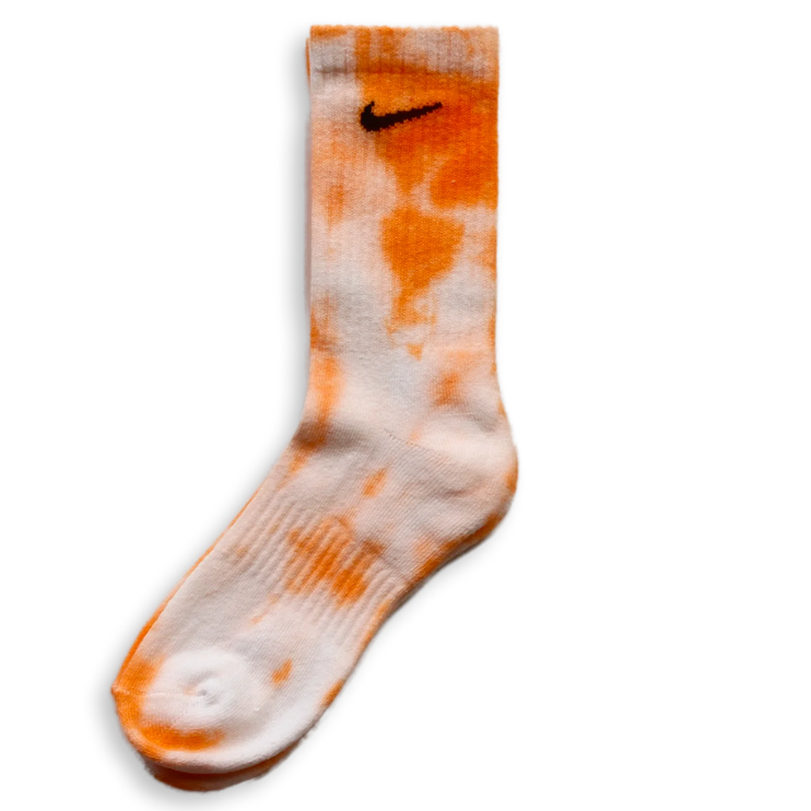 Nike Tie Dye Socks Arancione by CARE STUDIOS