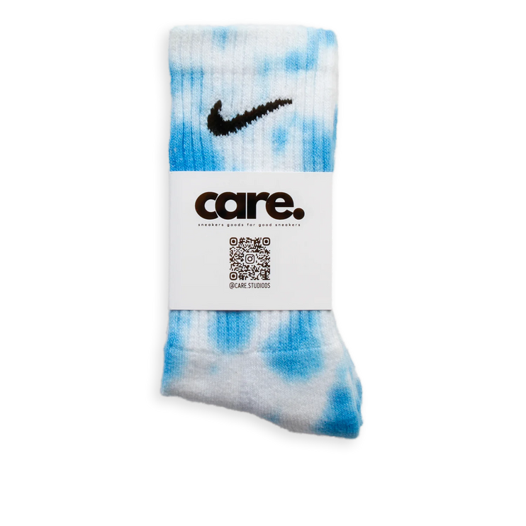 Nike Tie Dye Socks Light Blue by CARE STUDIOS