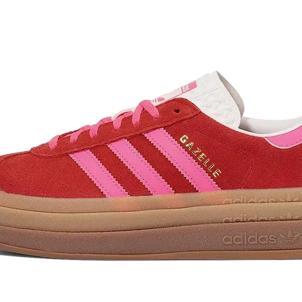 Adidas Adidas Gazelle Bold Collegiate Red Lucid Pink - IH7496