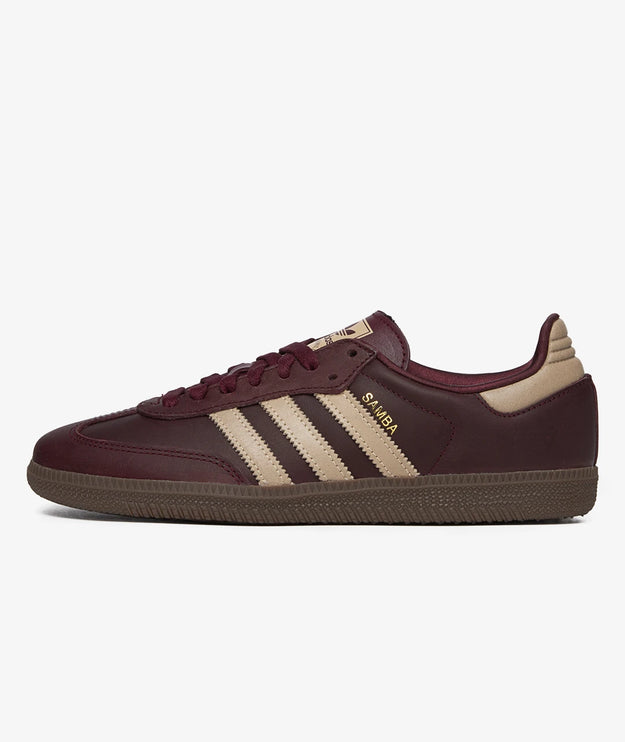 adidas Samba OG Maroon Crystal Sand (Women's) - IF7004