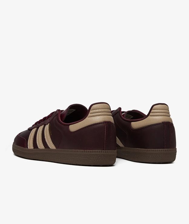 adidas Samba OG Maroon Crystal Sand (Women's) - IF7004