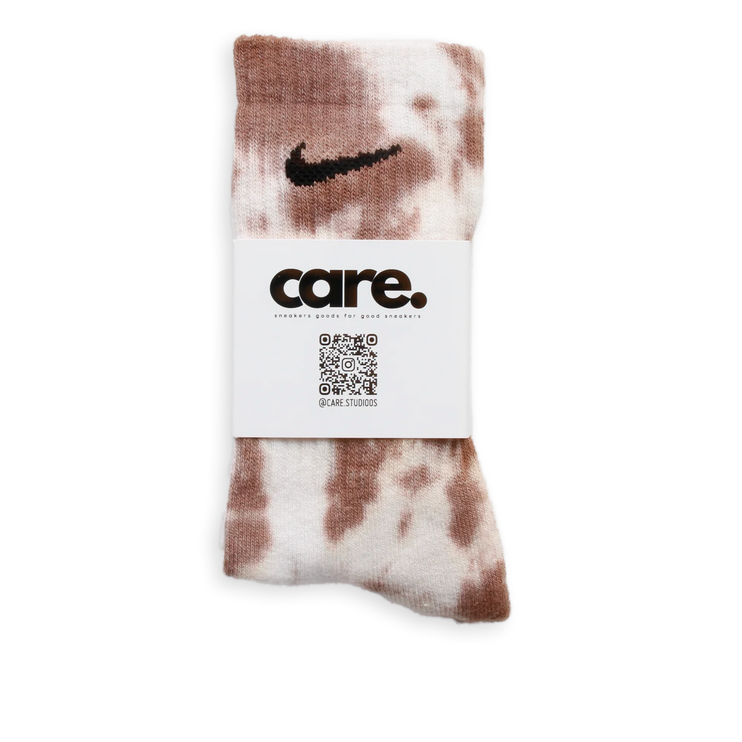 Nike Tie Dye Socks Marrone by CARE STUDIOS