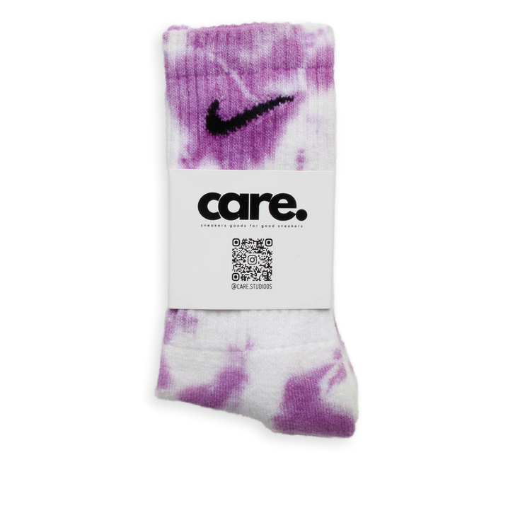 Nike Tie Dye Socks Viola by CARE STUDIOS