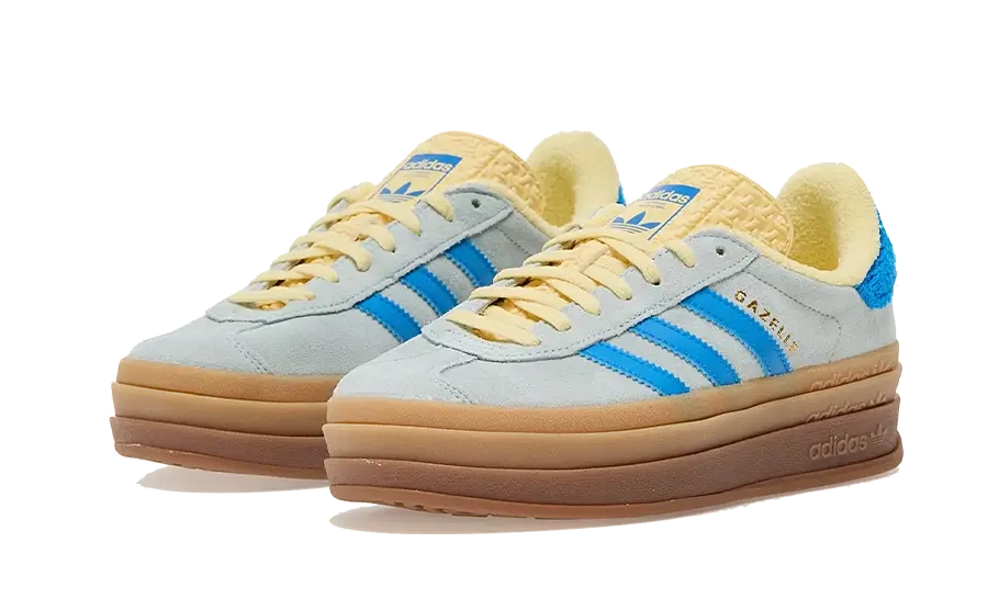 Adidas Adidas Gazelle Bold Almost Blue Yellow - IE0430