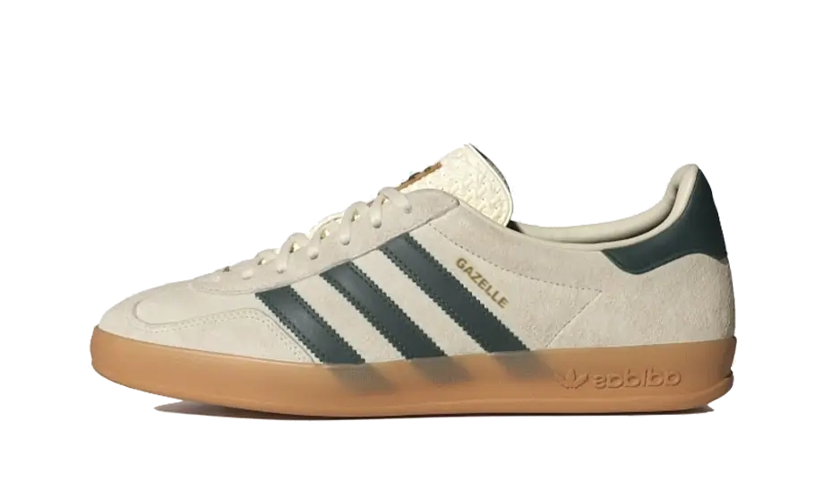 Adidas Adidas Gazelle Indoor Cream White Collegiate Green Gum - IH7502