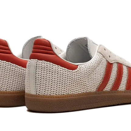 Adidas Adidas Samba OG Crystal White Preloved Red  - IG1380