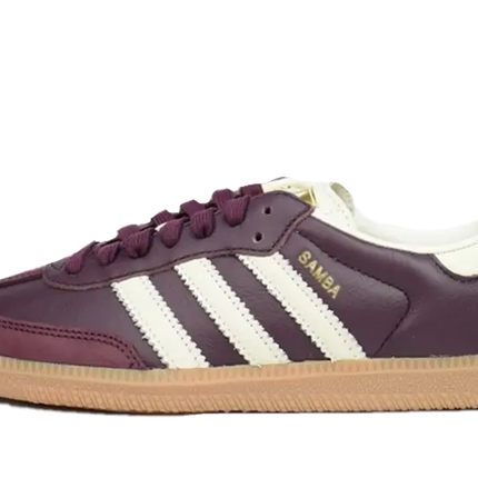 Adidas Adidas Samba OG Maroon Gold Metallic - ID0477