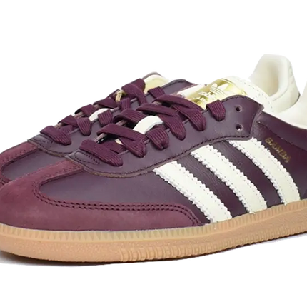 Adidas Adidas Samba OG Maroon Gold Metallic - ID0477