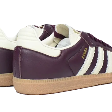 Adidas Adidas Samba OG Maroon Gold Metallic - ID0477