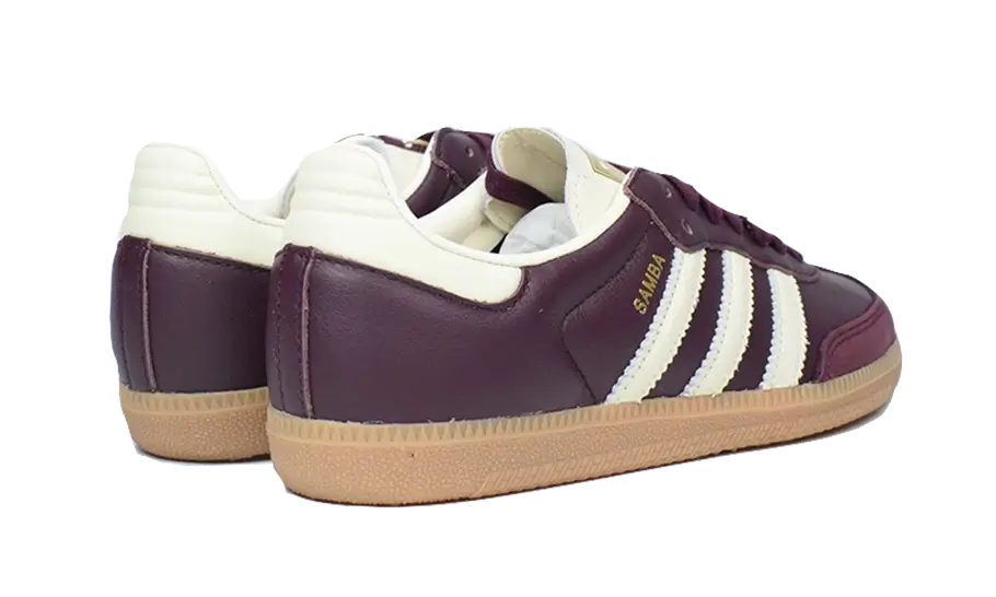 Adidas Adidas Samba OG Maroon Gold Metallic - ID0477