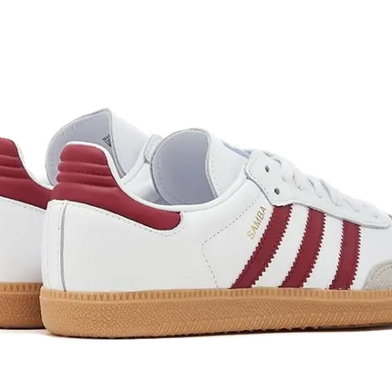 Adidas Adidas Samba OG White Burgundy Gum - IF3813