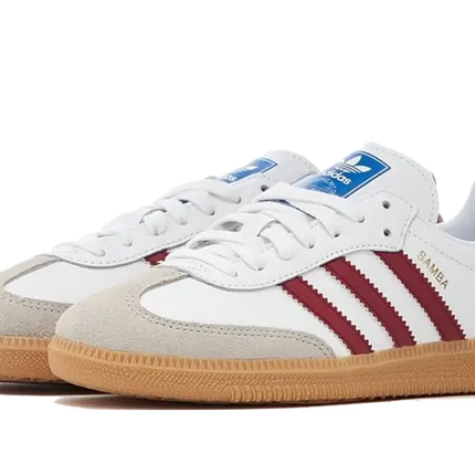 Adidas Adidas Samba OG White Burgundy Gum - IF3813