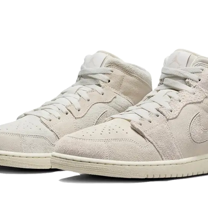 Air Jordan Air Jordan 1 Mid Craft Suede Ivory - FQ3224-100 / FN7449-100