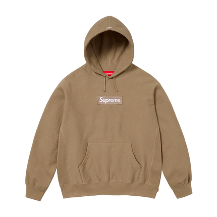 Supreme Box Logo Hooded Sweatshirt FW23 Dark Sand