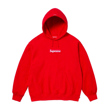 Supreme Box Logo Hooded Sweatshirt FW23 Red