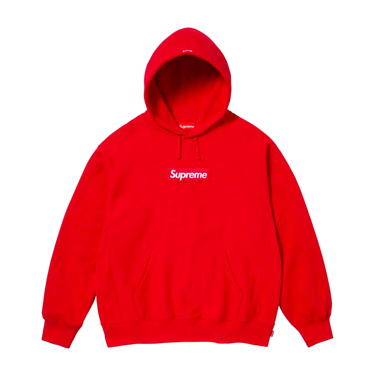 Supreme Box Logo Hooded Sweatshirt FW23 Red