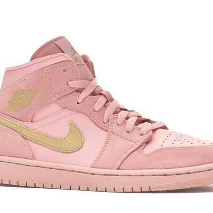 Air Jordan 1 Mid Coral Gold - 852542-600