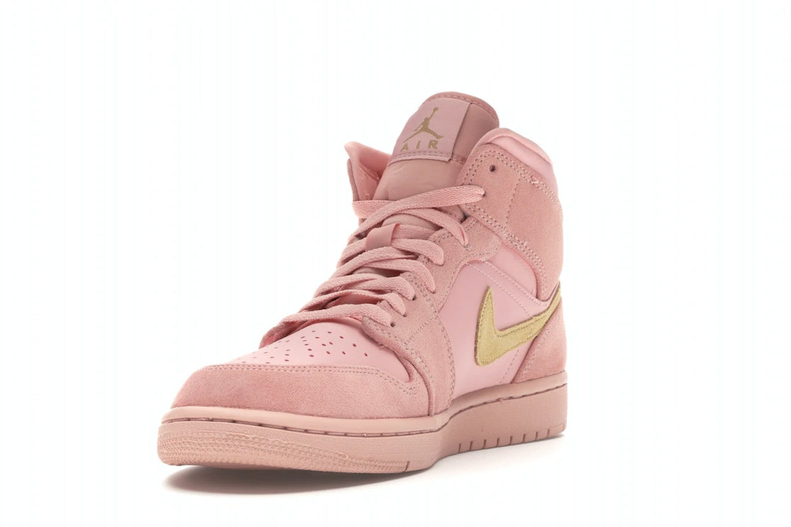 Air Jordan 1 Mid Coral Gold - 852542-600